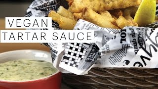 Vegan Recipe Tartar Sauce  Edgy Veg [upl. by Napier]