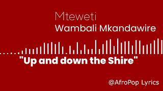 Up and down the Shire Wambali Mkandawire [upl. by Akram]