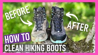 How To CLEAN HIKING BOOTS And Keep Them In Great Condition [upl. by Bibi]