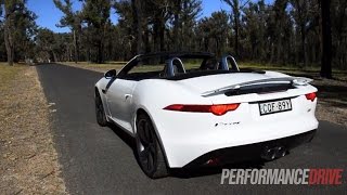 2014 Jaguar FType V6 S 0100kmh amp engine sound [upl. by Natala]