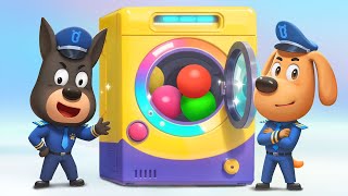 The Mysterious Magic Box  Safety Tips  Educational Cartoon  Sheriff Labrador [upl. by Matti685]