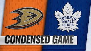 020419 Condensed Game Ducks  Maple Leafs [upl. by Nylirek]