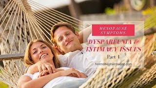 Dyspareunia Part 1 Treatment of Vaginal Menopause Symptoms [upl. by Marline257]