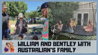 William and Bentley with australians family [upl. by Naldo]