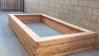 My raised wooden koi pond construction part 2 [upl. by Ilsa]