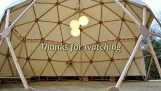 Geodesic dome setup [upl. by Leasi529]