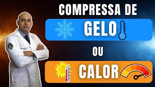 COMPRESSA QUENTE OU FRIA  QUAL ESCOLHER [upl. by Kohsa517]