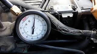 1994 Chevy Caprice 57 L injection electronic testand fuel pressure test [upl. by Derdle]