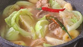 Pork Pochero Recipe Pocherong Baboy [upl. by Nnailuj]