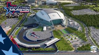 INDYCAR unveils track layout for 2026 Arlington Texas street course race [upl. by Ynahpit]