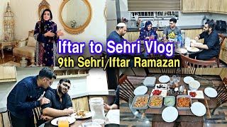 9th Iftari🌙 Sehri To Iftaar Vlog🏡 Ajj Kaam Ziada hi Ho Gaya Alhumdulilah Ramadan vlog [upl. by Tomasine]