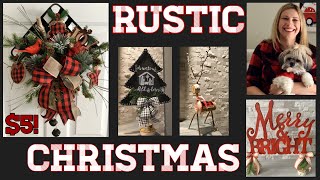 Tobacco Basket Wreath  Rustic Christmas Decorations DIY  BUFFALO CHECK [upl. by Bose]