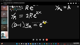 Lecture on Differential Equation Solving Nonhomogeneous DE using Method of Undetermined Coefficient [upl. by Vidal799]