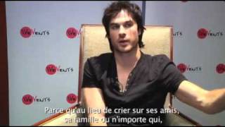 Excessif Ian Somerhalder talks Season 2 in Paris [upl. by Kasey]