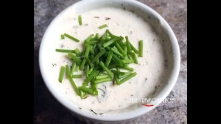 RAW VEGAN RANCH DRESSING Recipe Best one yet [upl. by Uttica]