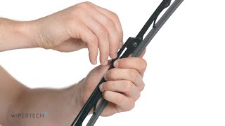 How to install Wipertech TrueFit Metal Mitsubishi Delica Front Wiper Blades [upl. by Ynobe651]