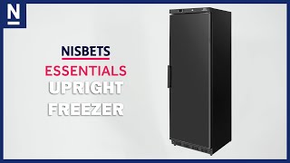 Nisbets Essentials Upright Freezer Black FB049 [upl. by Anaeli]