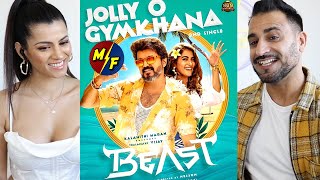 Jolly O Gymkhana  Official Lyric Video  Beast  Thalapathy Vijay  Sun TV  Nelson  REACTION [upl. by Wanonah]