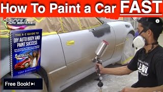 How To PAINT ANY CAR Yourself  STEPBYSTEP Car Painting in 12 Minutes [upl. by Haneen908]