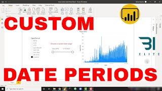 Custom Date Period Selections in Power BI [upl. by Dej]