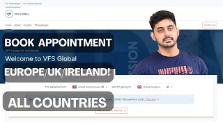 Book an Appointment With VFS Global  Visa Appointment [upl. by Ocer]