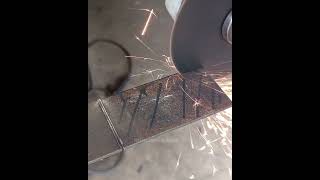 secrets of welders cutting pipes howtowelding stickwelding stickweldingsquaretube welding [upl. by Assyli838]