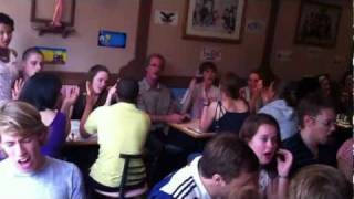 Pro Cantu Youth Choir  Impromptu Performance in UK restaurant [upl. by Towers918]