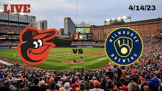 Baltimore Orioles vs Milwaukee Brewers  LIVE PlaybyPlay and Commentary  41424  Game 15 [upl. by Nylasej]