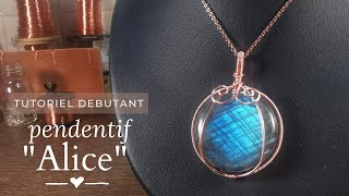 tutoriel pendentif débutant [upl. by Ainesey]