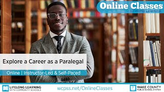 Online Classes  Explore a Career as a Paralegal [upl. by Macknair]