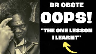 DR OBOTE  What I Learnt From Being OVERTHROWN TWICE [upl. by Oiceladni]