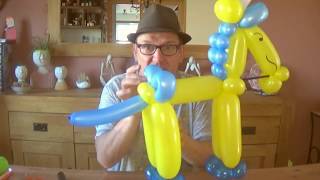 N° 121 La grande licorne Unicorne balloon twisting [upl. by Ahseiyk]