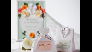 Canvas Project Wedding Mini Favor Box [upl. by Sigler]