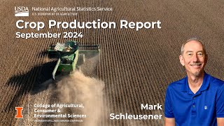 USDA NASS September 2024 Crop Production Report Illinois Highlights [upl. by Eiruam]