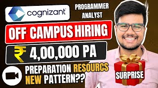 Cognizant OffCampus Hiring 4 LPA Opportunity [upl. by Potter]