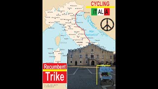 Recumbent Trike  Cycling Italy  Portogruaro 2023 Video 2 Italia Италия 意大利 इटली إيطاليا [upl. by Karine]