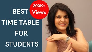 Best Time Table For School amp College Students  How to Make 100 Successful Time Table  ChetChat [upl. by Kristina778]