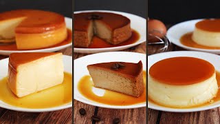 😋 3 Recetas de FLAN CASERO que Necesitas en Tu Vida ¡AHORA ►  sin horno [upl. by Llenol827]