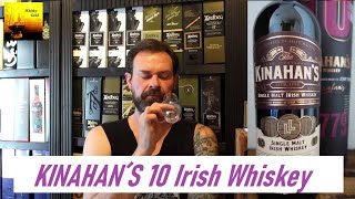 Kinahan´s 10  Single Malt Irish Whiskey Whisky Verkostung Nr796 [upl. by Aekahs]