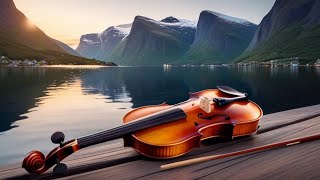 Heavenly Violin amp Cello 🎻 50 Beautiful Instrumentals 🎻 4k Norway Scenic Relaxation [upl. by Aivartal]