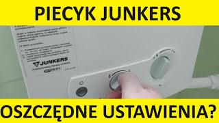 Piecyk Junkers Jak oszczędnie ogrzewać gazem wodę Ekonomiczne ustawienia piecyka gazowego Junkers [upl. by Randa]