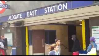 Aldgate East Station London [upl. by Erin84]