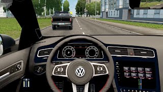 City Car Driving  Volkswagen Golf 75 GTI  Street Racing [upl. by Aketal]