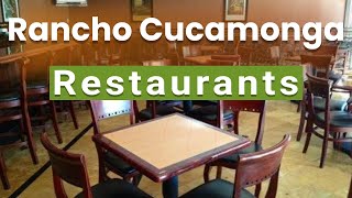 Top 10 Best Restaurants to Visit in Rancho Cucamonga California  USA  English [upl. by Coheman]