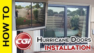 CGI Sparta Hurricane Impact Sliding Doors Installation [upl. by Gyatt650]