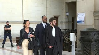 Affaire du 1erMai 2018 Benalla arrive au Palais de Justice  AFP Images [upl. by Earb]