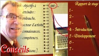 Rapport de stage 3e  comment le rédiger et le réussir [upl. by Kram246]