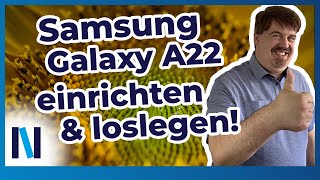 Samsung Galaxy A22 So einfach geht die Ersteinrichtung [upl. by Dix]