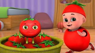 लाल टमाटर  Lal Tamatar HINDI Rhymes for Children  Hindi Rhymes  Nursery Rhymes [upl. by Enaitsirhc]