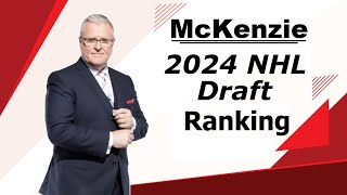 Bob McKenzie 2024 NHL Draft Rankings January [upl. by Cruz]